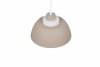 Beżowa lampa wisząca półokrągły klosz nowoczesna do loftowych wnętrz TILOS R36501943 RL